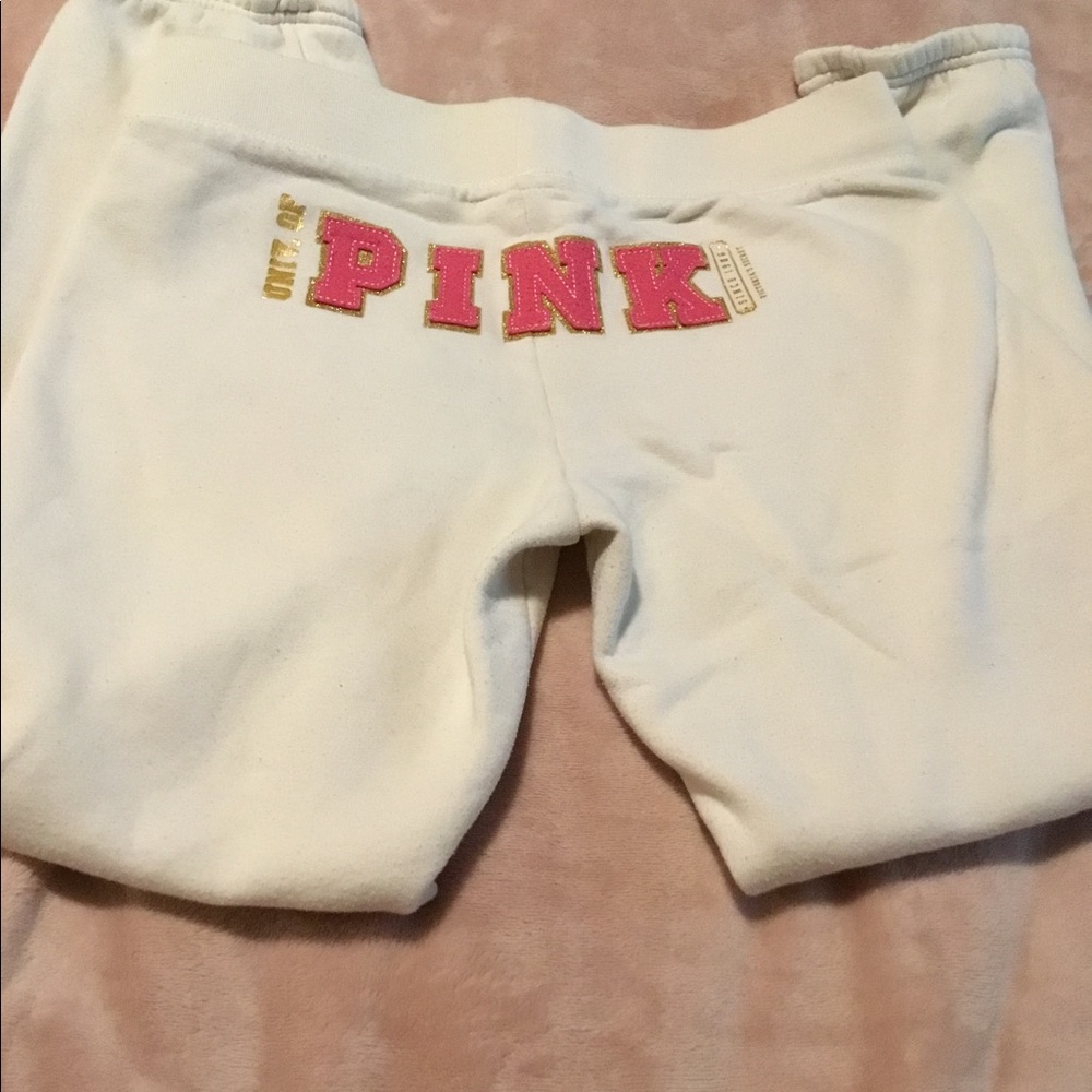 Pink Victoria’s Secret —sweatpants